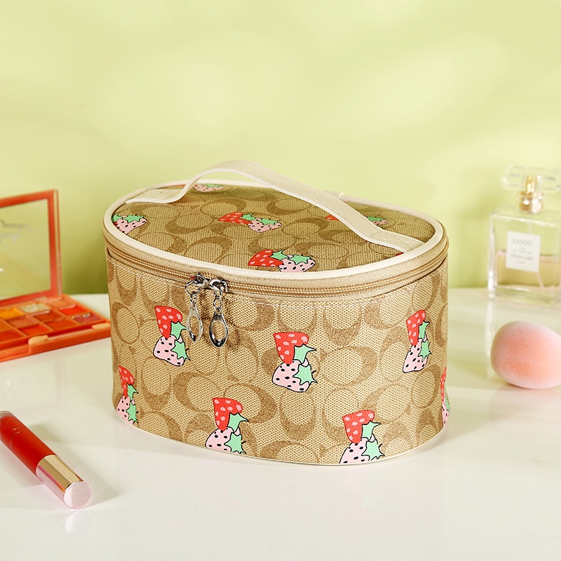 Túi Đựng Mỹ Phẩm Cỡ Lớn In Họa Tiết Thời Trang Tiện Dụng Mang Theo Du Lịch