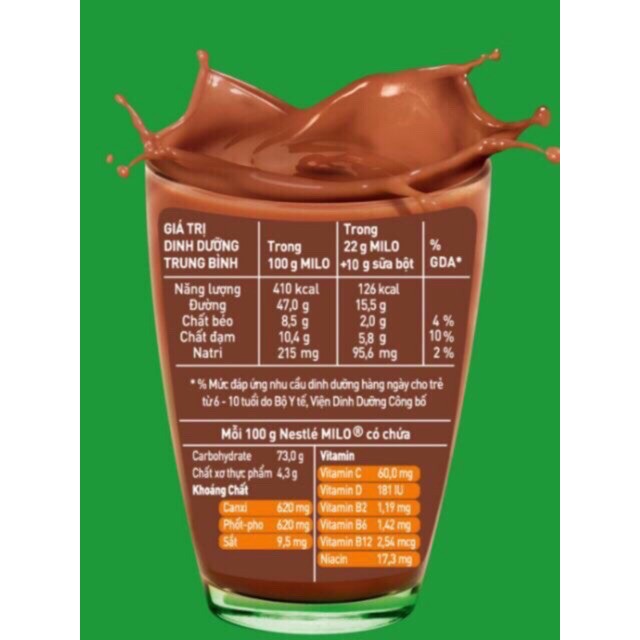 * Tặng kính bơi* Thức uống lúa mạch Nestlé Milo nguyên chất hũ nhựa 400g - Date mới