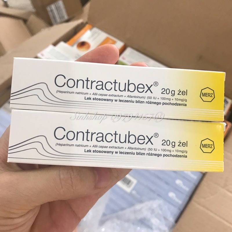 Kem sẹo contractubex hàng nội địa balan 20g