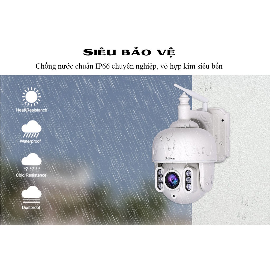 Camera SRIHOME SH028  zoom quang 5x