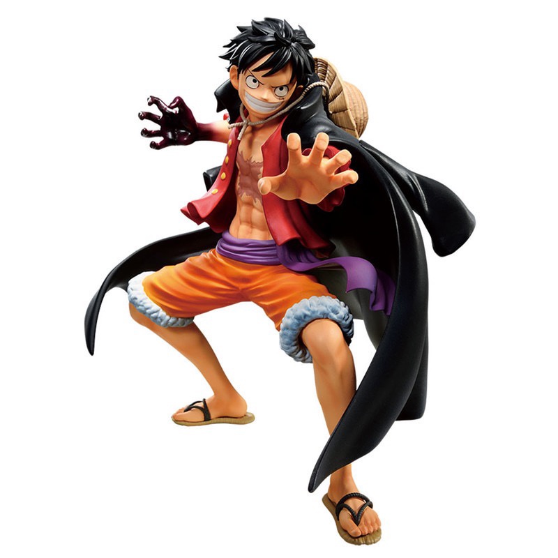 Mô Hình Nhân Vật Monkey D Luffy One Piece Mặc Vest Chiến Đấu Wano Country Koa Bằng Pvc 20cm Để Bàn Trang Trí