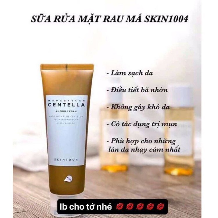 Sữa Rửa Mặt Dưỡng Ẩm Và Làm Sạch Da Skin1004 Madagascar Centella120ml