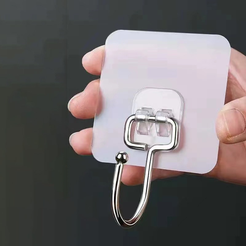 Móc Dán Tường Trong Suốt Không Để Lại Dấu Vết Chống Thấm Nước