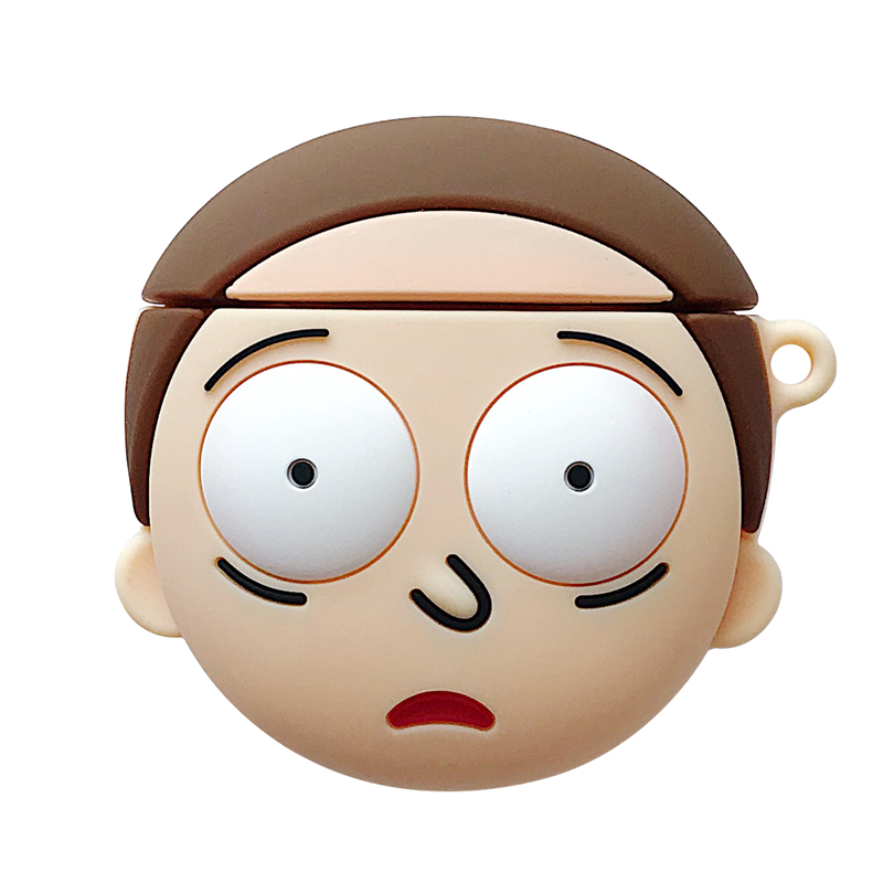 Vỏ Bảo Vệ Hộp Sạc Tai nghe không dây Bằng Silicon Mềm Họa Tiết Rick Và Morty Cho Airpods Pro 1 2 3