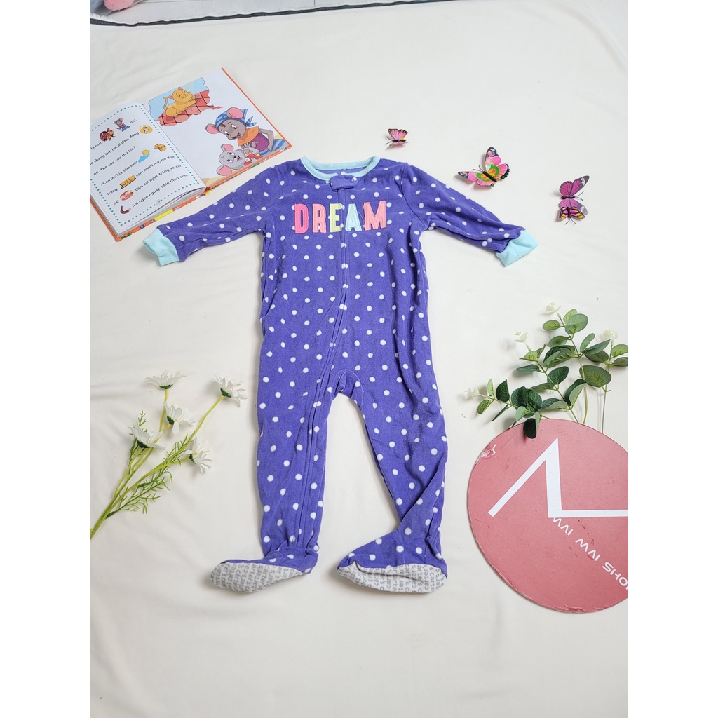 (Chọn màu- 18M) Body nỉ liền thân cho bé trai, bé gái, Bộ đồ liền thân, bodysuit,bodysleep