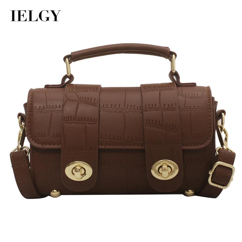 Túi Đeo Vai Boston Họa Tiết Vân Đá Nhỏ Gọn Thời Trang Cho Nữ