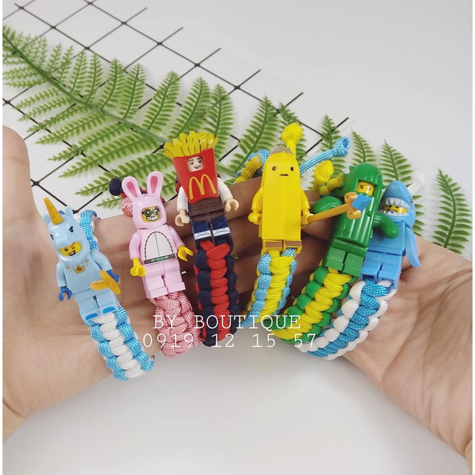 Vòng tay PARACORD LEGO Ulzzang dây dù