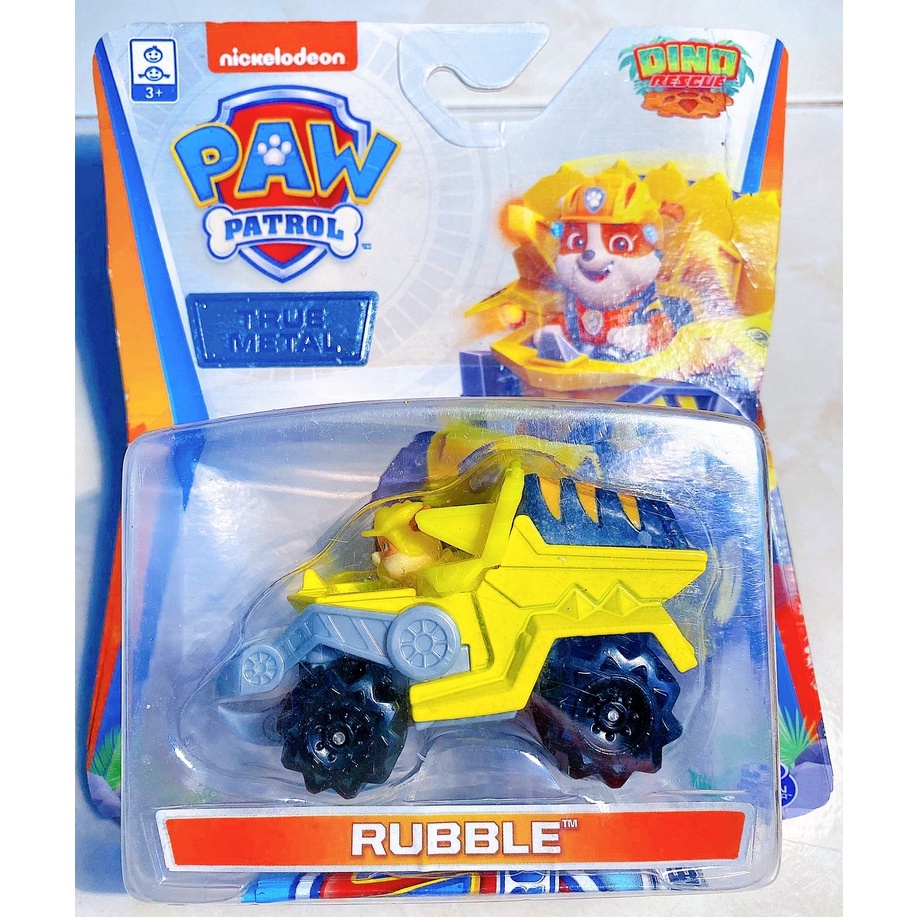 Xe chó cứu hộ Marshall - Paw Patrol Full box - True Metal - Hàng chính hãng Spin Master - Hasbro