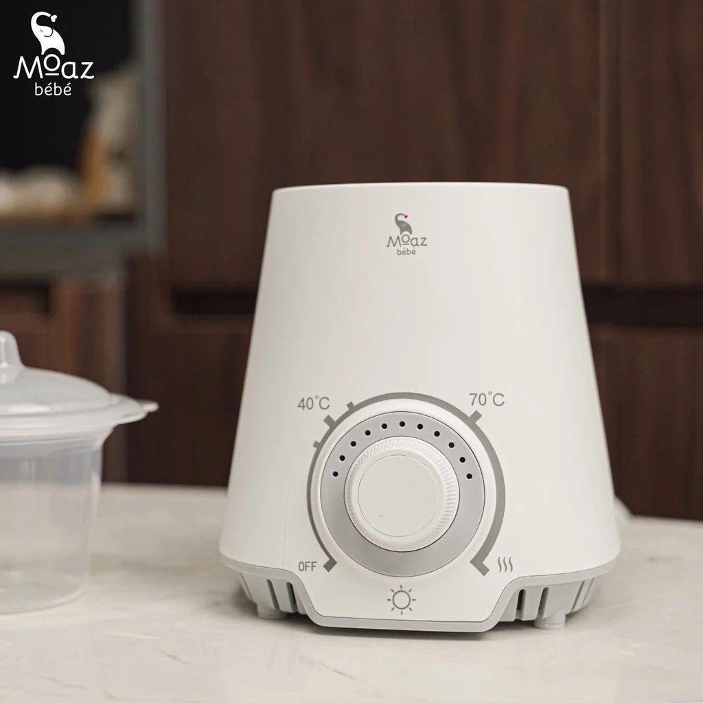 Máy hâm ủ sữa tiệt trùng Moaz Bebe MB039 thông minh cho bé