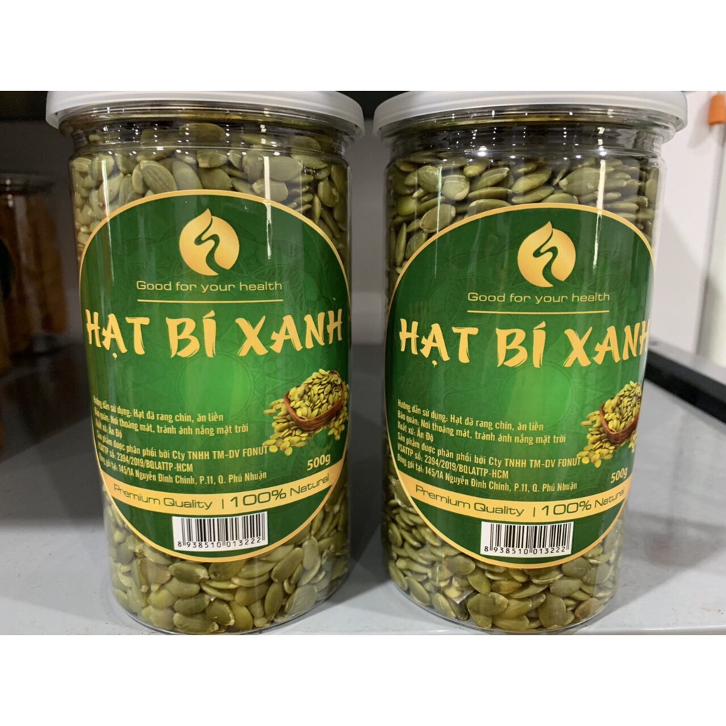 NHÂN HẠT BÍ XANH ẤN ĐỘ 500gr RẤT TỐT CHO THAI PHỤ VÀ TRÍ NÃO