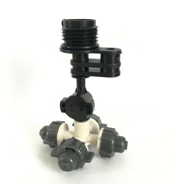 1 Chiếc vòi béc phun sương 4 cửa loại xịn Aqua Mate MN-4132 nhập khẩu Đài Loan Ren 21