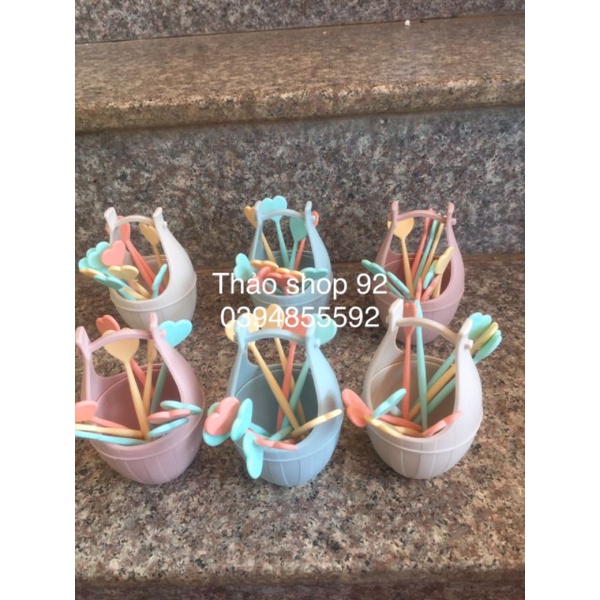 đĩa ăn hoa quả trái cây/sét 8dĩa