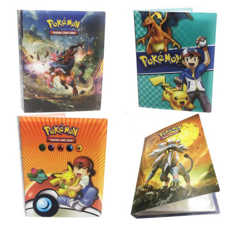 Pokemon Pikachu Cards Portfolio Trading Card Protection Folder 240 Pockets Binder Album Gift