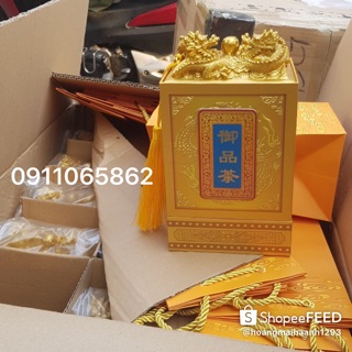 Hộp ấn rồng vàng