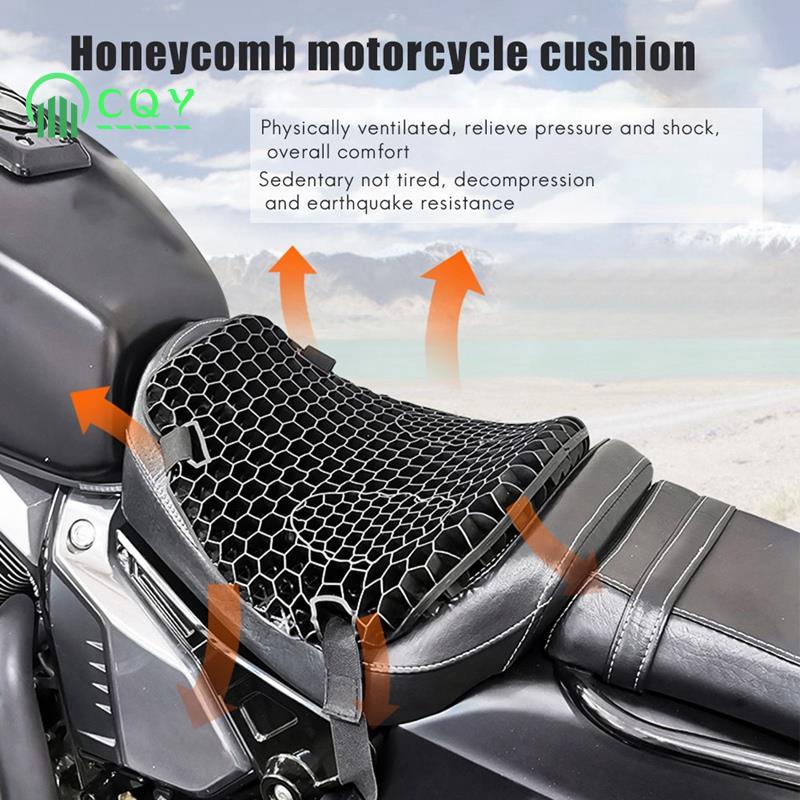Đệm lót yên xe máy chống sốc kiểu tổ ong cao cấp