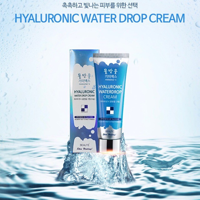 Kem dưỡng ẩm cấp nước Melasma Hyaluronic Water Drop Cream - 80ml