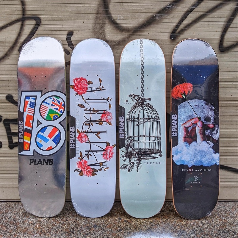 Mặt Ván Trượt Skateboard Cao Cấp Mỹ - PLAN B GIRAUD ROSES DECK 8.0