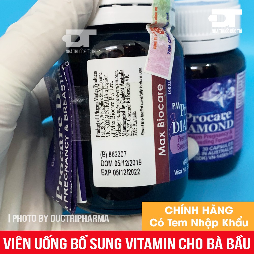 Viên Uống PM Procare DIAMOND Vitamin Tổng Hợp Cho Bà Bầu