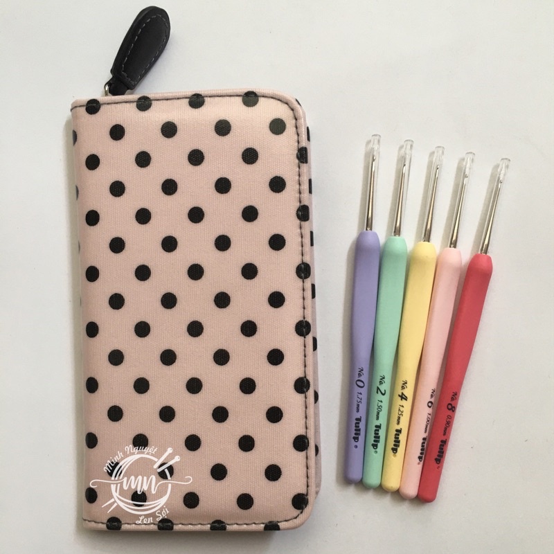 Bộ kim móc 5 màu Tulip Sucre Bead Crochet Hooks Set