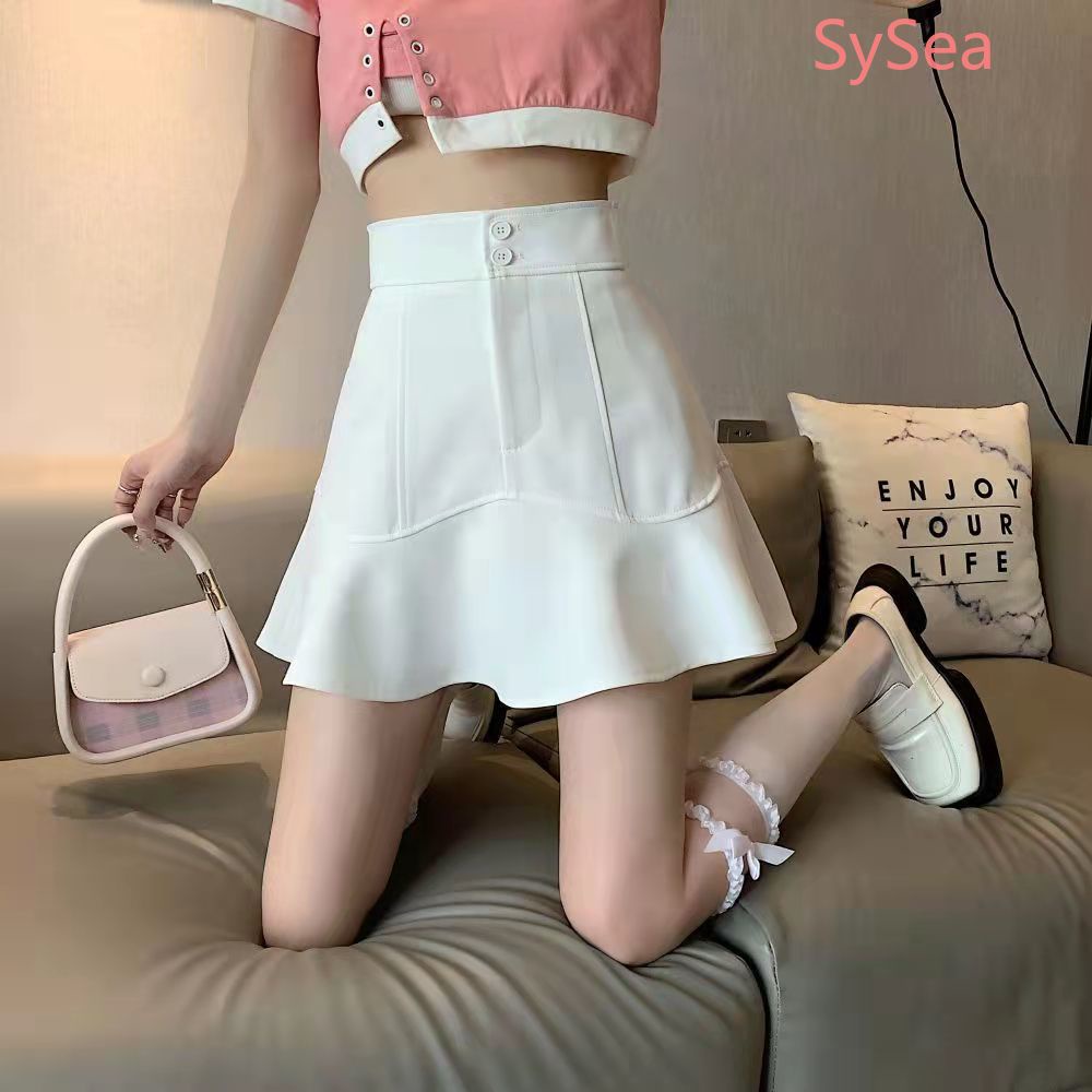 Chân Váy Đuôi Cá Lưng Cao Thời Trang Mùa Hè Hàn Quốc Dành Cho Nữ