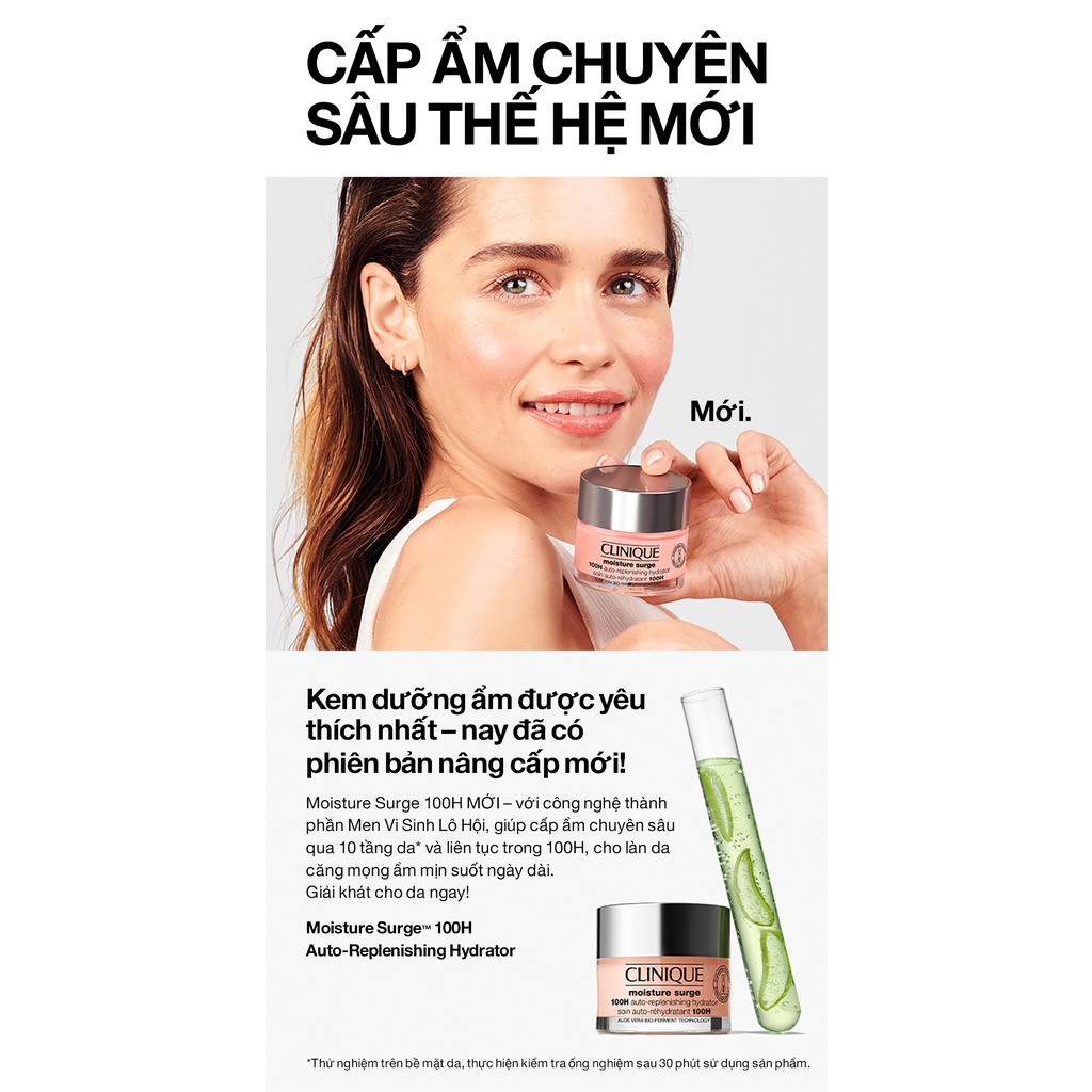 Kem dưỡng ẩm Clinique Moisture Surge 100H Hydrator