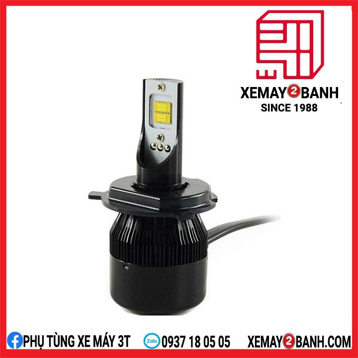 Đèn led xe máy siêu sáng H4