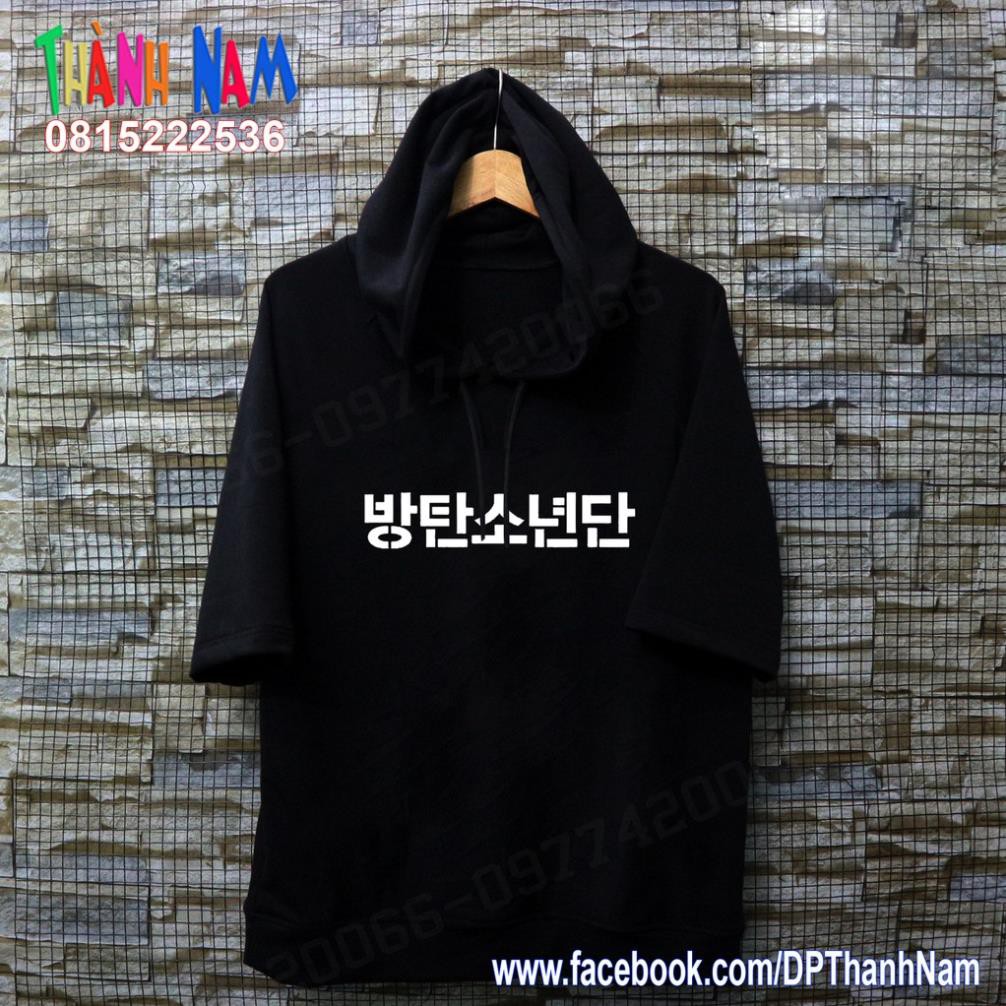 HOT- áo hoodie nhóm BTS hè, áo bts, áo nhóm bts - áo chất