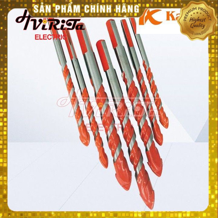 Mũi khoan đa năng Kapusi 12mm 10mm 8mm 6mm ⚡ CAO CẤP ⚡ Phù hợp khoan nhiều bề mặt cứng CAO CẤP