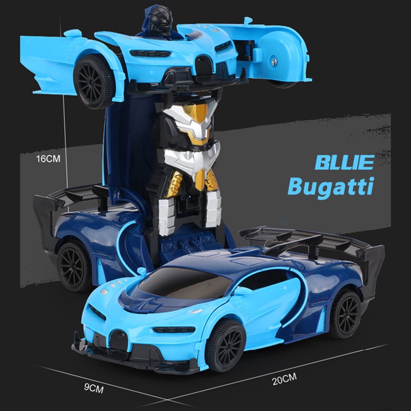 ZHANQI TOYS Mô Hình Xe Biến Hình Rô Bốt RC 1:22 Có Đèn LED Không Dây Và Phụ Kiện