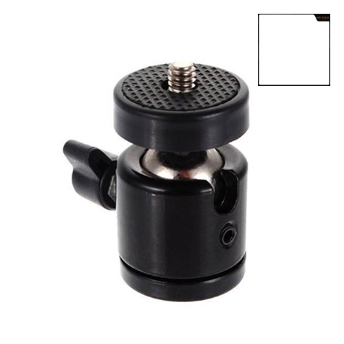 HEL ·  Black 1/4 360 Swivel Mini Ball Head Screw for Camera Tripod DSLR Ballhead Stand