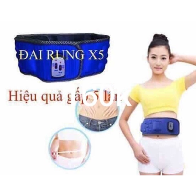 [Loại 1]Đai massage giảm béo X5 Hàn Quốc, đai massage đánh tan mỡ bụng