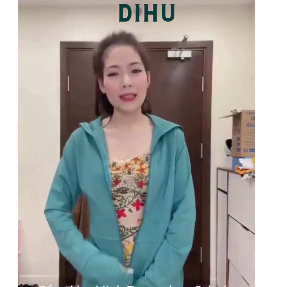 Áo chống nắng nữ toàn thân 2 lớp, áo choàng chống nắng thân dài chất thông hơi hạt cườm DIHU | BigBuy360 - bigbuy360.vn