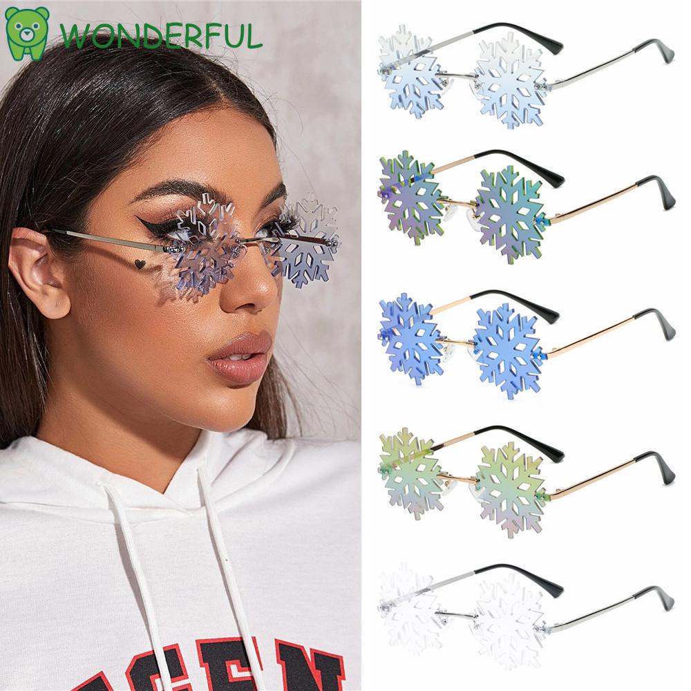 Kính Mát Không Viền Phong Cách Giáng Sinh