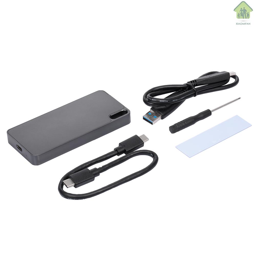 Hộp Đựng Ổ Cứng Ssd Xm M.2 Nvme Sang Type-C 10gbps Bằng Hợp Kim Nhôm Màu Xám | BigBuy360 - bigbuy360.vn