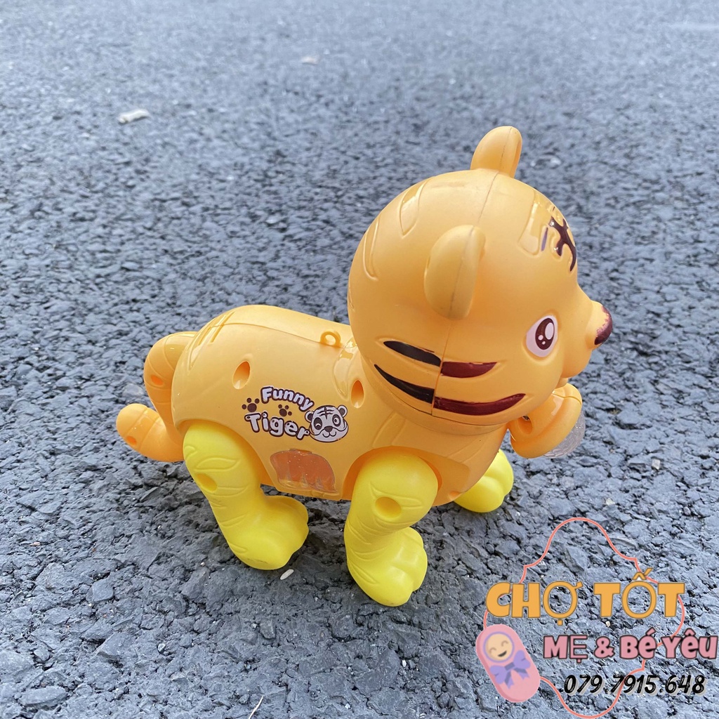 Đồ Chơi Con Cọp Chạy Pin Có Đèn Và Nhạc