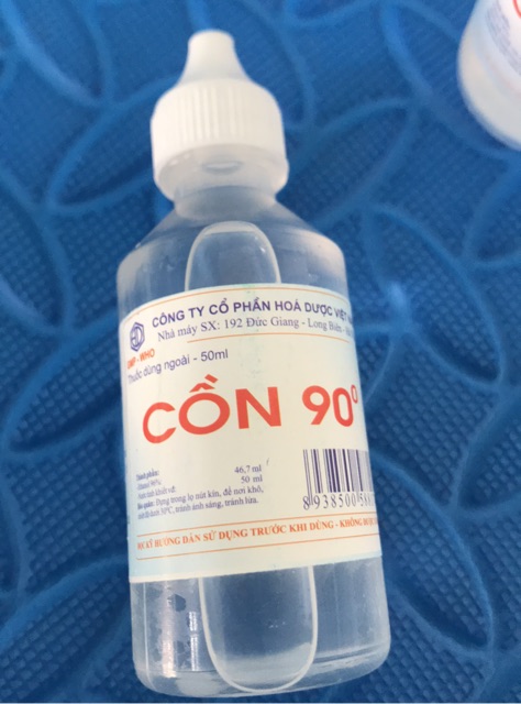 Cồn 90 độ ,70 độ 50ml