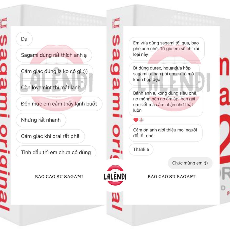 Bao cao su Sagami 0.02 siêu mỏng  | Rendi Store