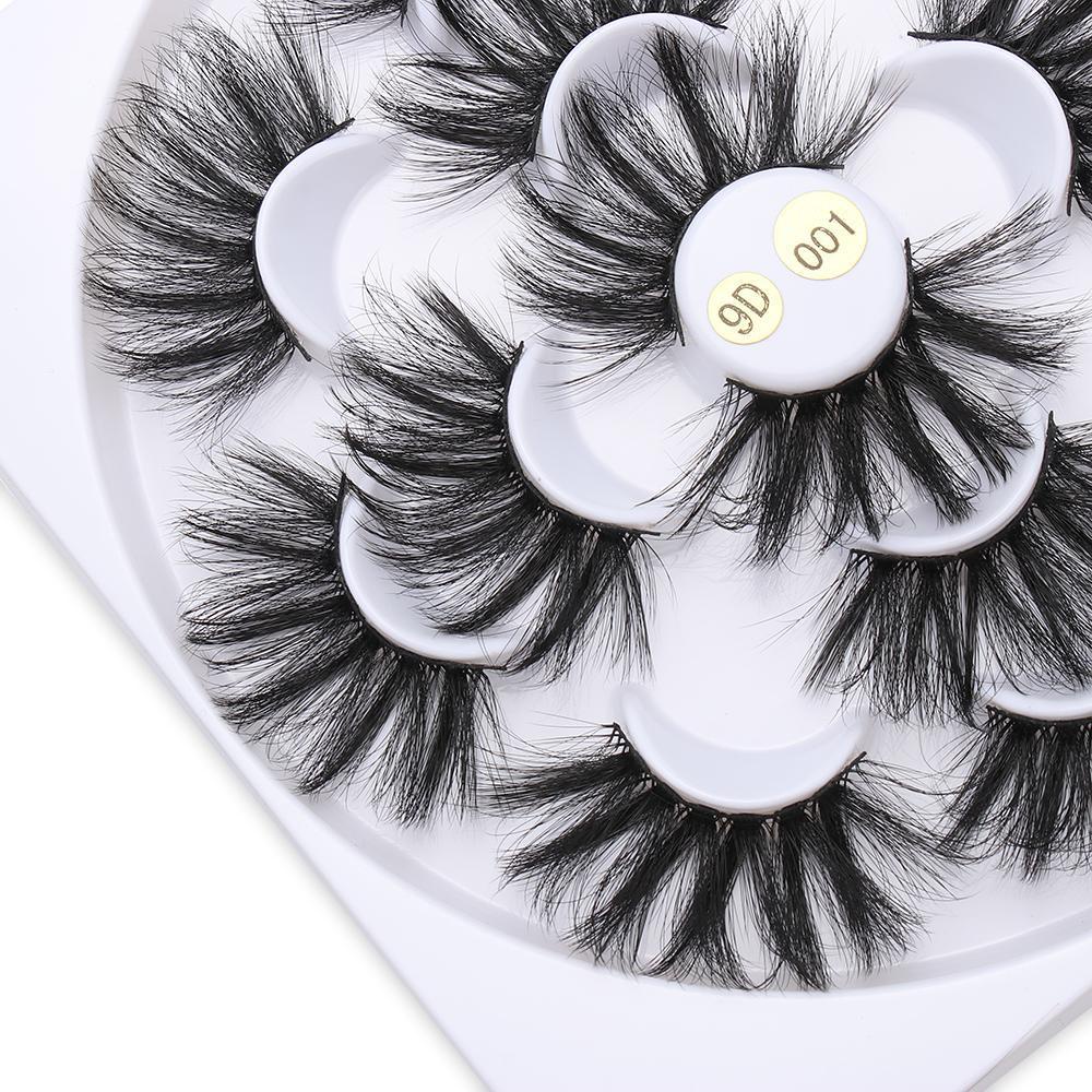 Set 7 Cặp Lông Mi Giả 25mm Trang Điểm Làm Đẹp SKONHED