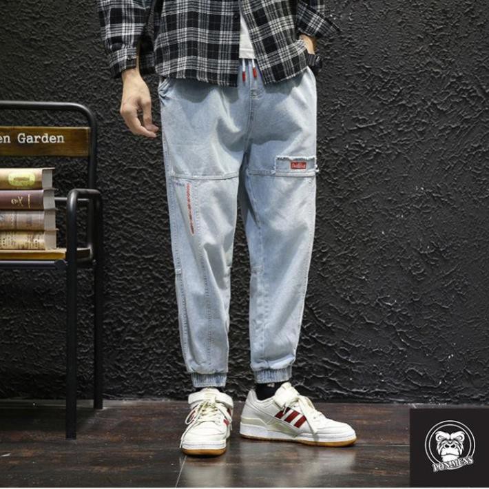 Quần Jogger jean nam nữ ống chun COURSEMYS hot trend chuyensiluxury