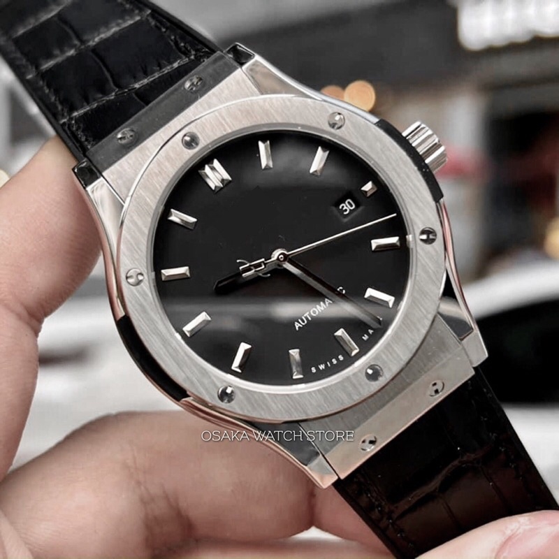 Đồng Hồ Nam Hub.blot Cơ Automatic 42mm Classic Lịch Ngày Hàng Chuẩn Cao Cấp - Bảo Hành 24 Tháng