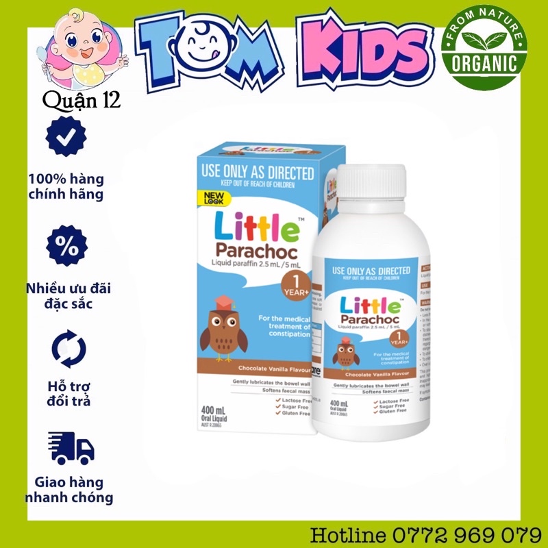 Siro Táo Bón Vị socola ParaChoc 400ML Úc ( date 5/2023)