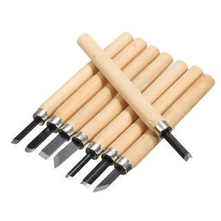 Bộ dao khắc đục tiện gỗ 12 món