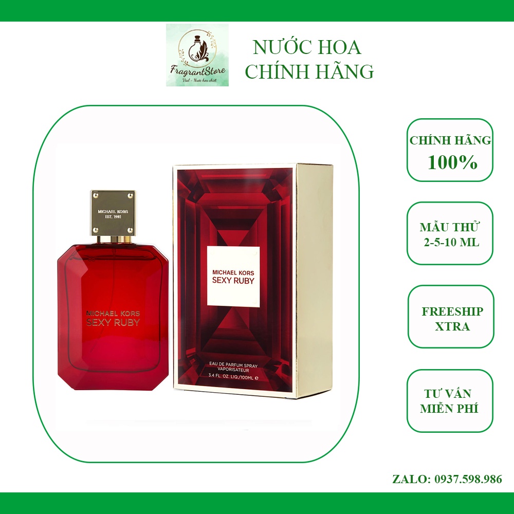 Nước hoa Michael Kors Sexy Ruby (Mẫu thử)
