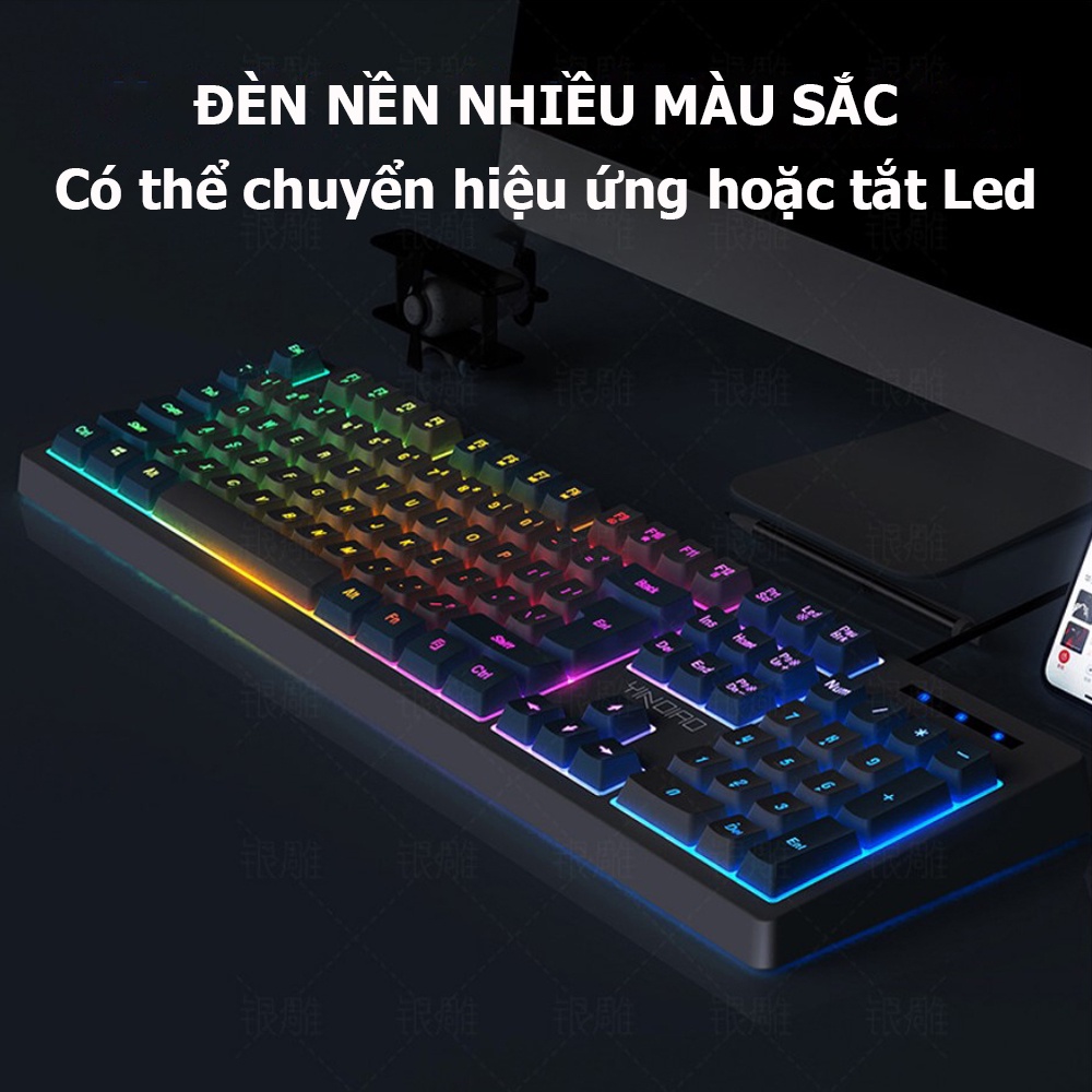 Bàn phím máy tính gaming có dây K200 led nhiều màu phù hợp với game thủ và dân văn phòng