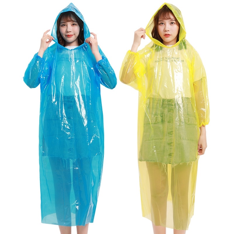 combo 10 chiếc áo mưa giấy nilon hoàng gia mềm, dai ( màu ngẫu nhiên)