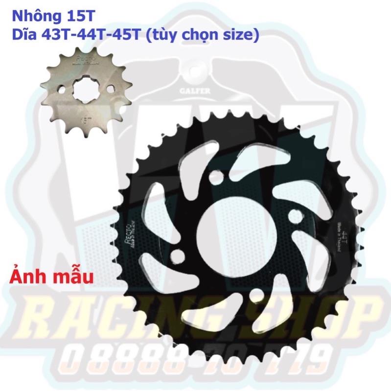 Nhông Dĩa Recto 15-43T 15-44T 15-45T Winner - Winner X - GTR