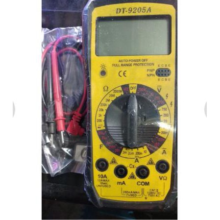 Đồng hồ đo điện vạn năng DT-9205A