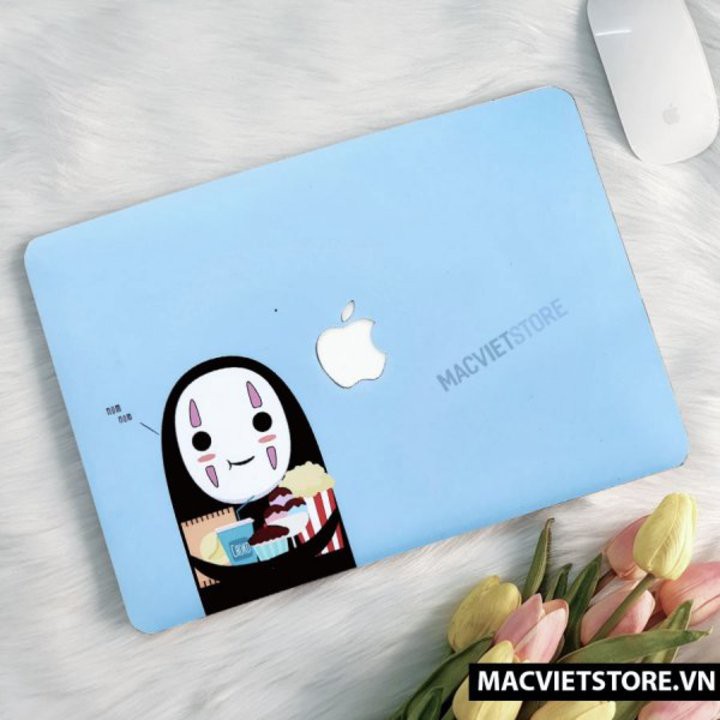 Ốp Macbook Hình Vô Diện Đủ Dòng (Tặng Kèm Phủ Phím Và Set Nút Chống Bụi)