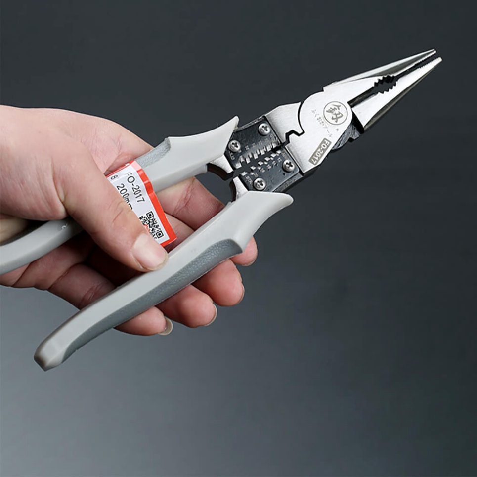 Kìm Đa Năng - Kìm Cắt Dây- Kiềm  trong 1 FUKOUKA 8inch/220mm Nhật Bản Cao Cấp Nhiều Chức Năng Tiện Dụng Dùng Trong Nhà