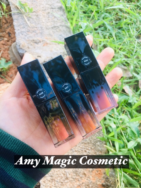 (ẢNH THẬT) Son kem matte handmade cao cấp AMY (tặng kèm dưỡng môi) | BigBuy360 - bigbuy360.vn